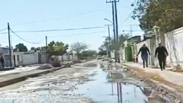 Empalme: Vecinos de Villa Dorada I reportan derrame de aguas negras junto a kínder