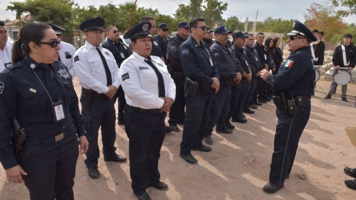 Seguridad Pública realiza un homenaje a sus policías caídos en Navojoa