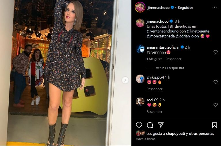 Jimena 'La Choco' Pérez reaparece en Ventaneando