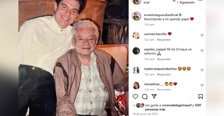 Ernesto Laguardia sufre trágica muerte y lloran su perdida