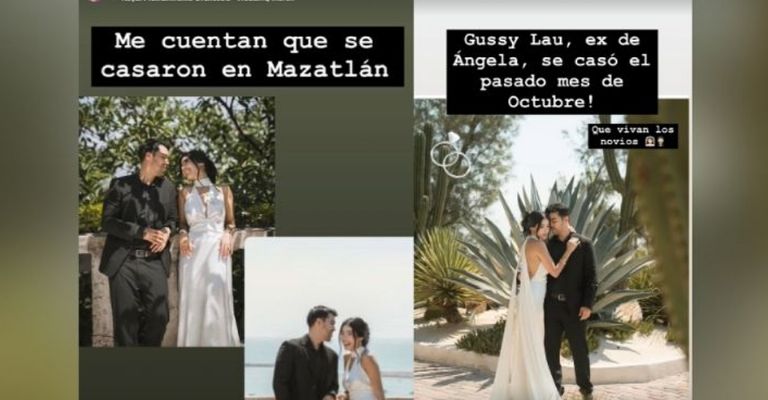 Gussy Lau habría llegado al altar tras ruptura con Ángela Aguilar y se filtran fotos