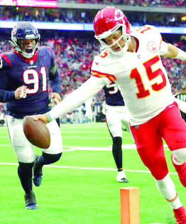 Houston Texans y los Kansas City Chiefs abren los playoffs de la Ronda Divisional