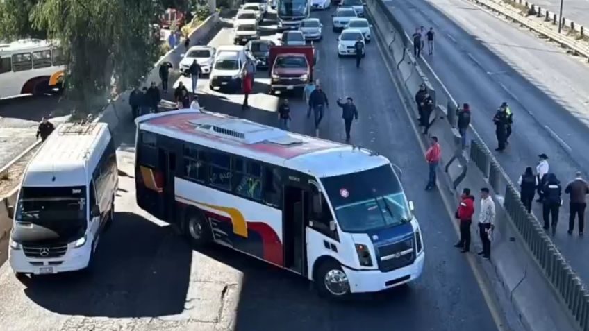 Marcha de transportistas: Colapsarán Pantitlán y la Calzada Ignacio Zaragoza en CDMX