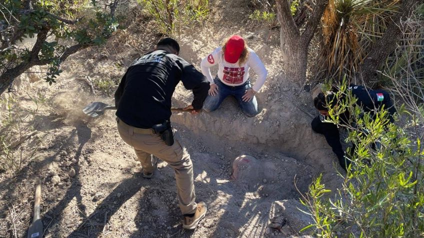 Madres Buscadoras de Sonora encuentran los cuerpos de una mujer y dos hombres en Nogales