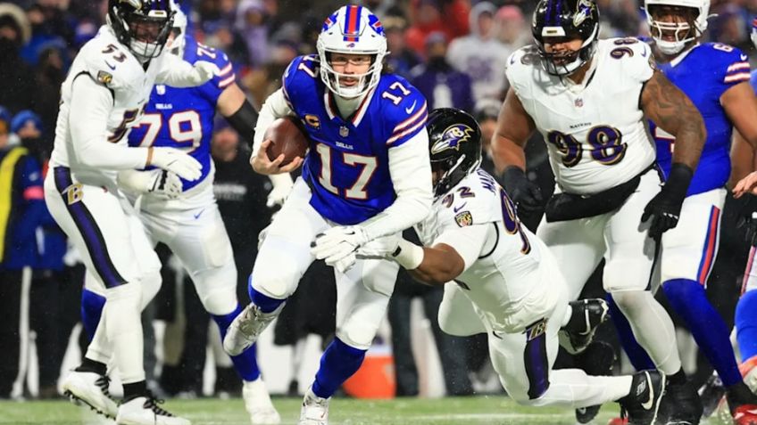 Bills aprovechan los errores de los Ravens para ganar y jugarán por el título de la AFC