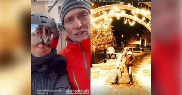 Paulina Mercado se accidenta al esquiar en las montañas