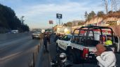 Foto ilustrativa de la nota titulada Caos en la Autopista México-Pachuca: Motociclista muere atropellado en Indios Verdes