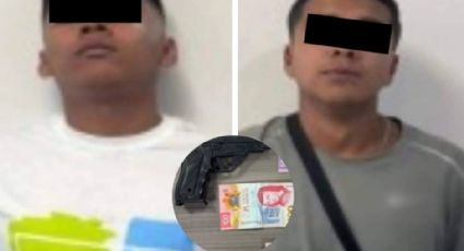 Caen dos jóvenes en Iztapalapa: Con una pistola falsa, asaltaron a un chofer de aplicación