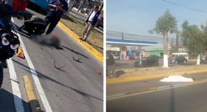 Caos en la vía López Portillo: Motociclista pierde el control y muere al instante en Edomex