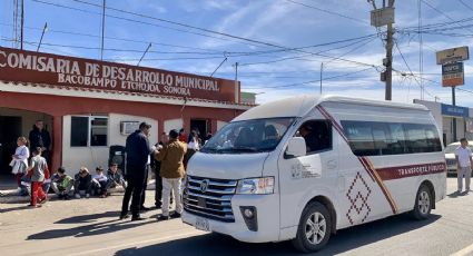 Estudiantes de Bacobampo reciben una unidad de transporte público