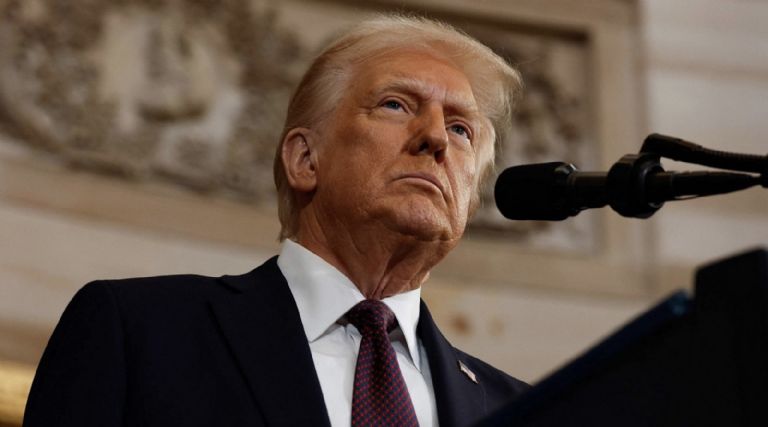 Donald Trump insistió en el cambio de nombre del Golfo de América el día de su posesión. Fuente: Tribuna