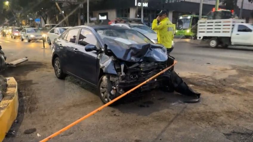 VIDEO: Fatal accidente en Iztacalco deja un muerto y dos heridos en calzada de La Viga