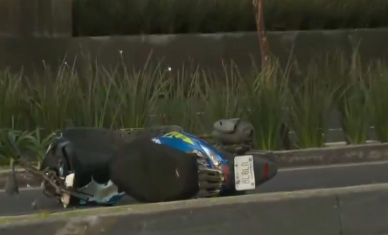 Motociclista muerto en Periférico