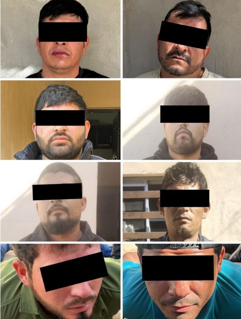 Caen 11 personas en posesión de armas de fuego en Caborca