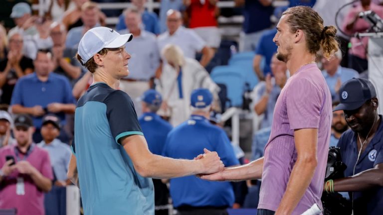 Sinner vs Zverev EN VIVO