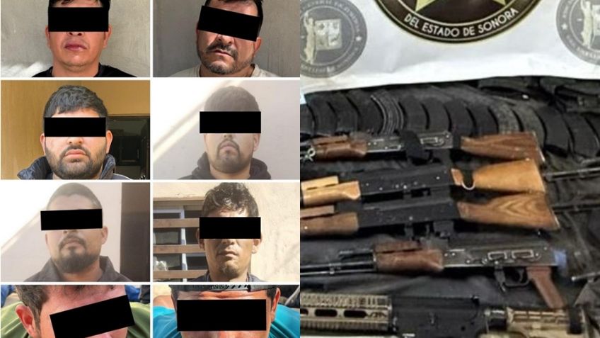 Caen 11 personas por posesión de armas de fuego en Caborca; tres eran menores de edad