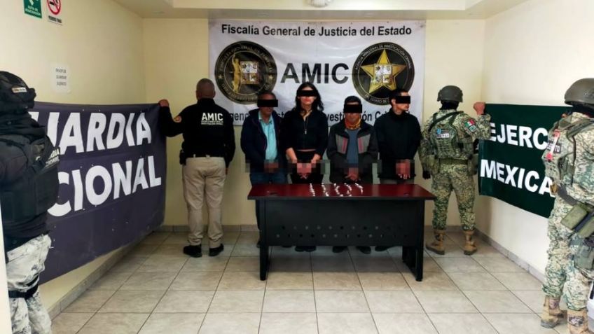 Un cateo en SLRC deja como saldo a cuatro detenidos e importante decomiso de cristal