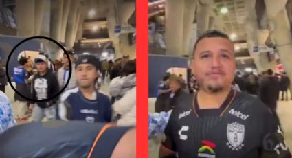 VIDEO: Aficionado de Monterrey golpea a seguidor del Pachuca en plena entrevista