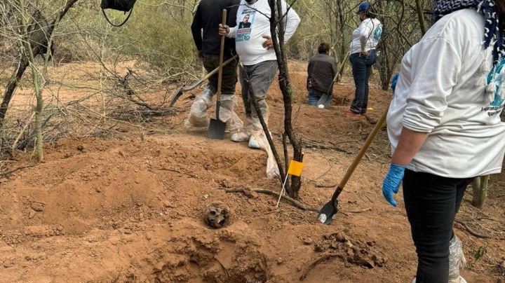 Cementerio clandestino en Sonora: Van 35 fosas en la Costa de Hermosillo, revelan buscadoras