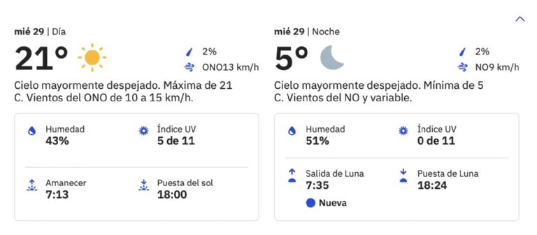 Clima en Hermosillo HOY miércoles 29 de enero. Foto: Conagua Clima