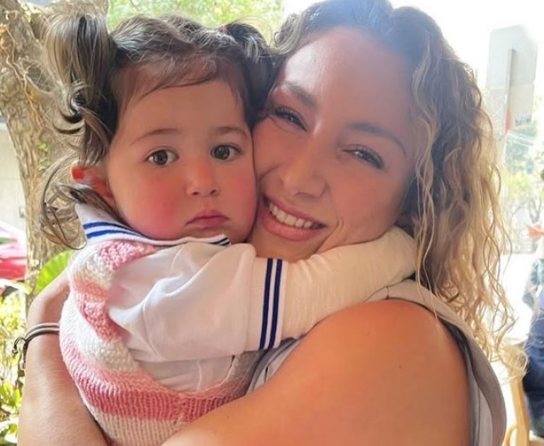 Anahí Fraser y su hija en común con Silverio Rocchi