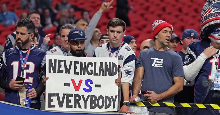 Los fans de New England no desean otro triunfo de Kansas
