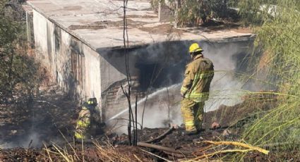 Incendios forestales provocados afectan a vecinos de la colonia Yucatán, en Guaymas