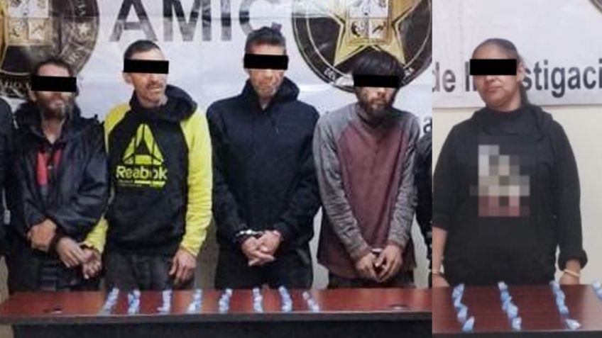 Arrestan a mujer y cuatro hombres en San Luis Río Colorado; llevaban 66 dosis de crystal