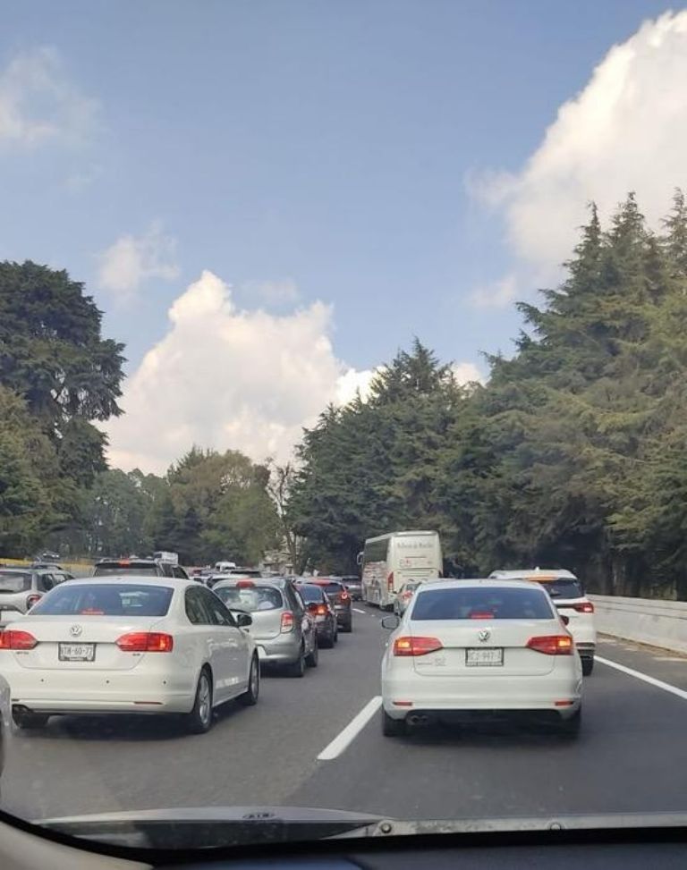 Accidente en la México-Cuernavaca