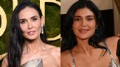 Foto ilustrativa de la nota titulada "Qué grosera": Demi Moore es criticada por ignorar a Kylie Jenner en los Golden Globes 2025