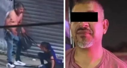 VIDEO: Captan a un hombre mientras golpea y arrastra a su supuesta pareja en Monterrey