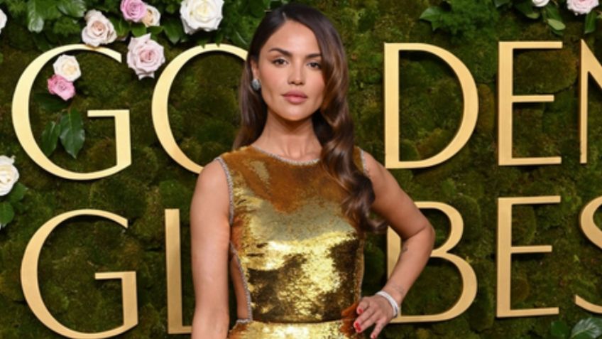 Eiza González llega a los Golden Globes a representar a los latinos y da importante mensaje