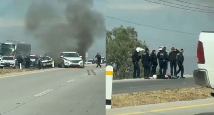 Abaten a 2 presuntos y detienen a 3 en Hermosillo; filtran VIDEO del enfrentamiento en carretera