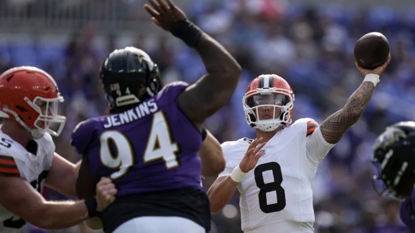 Browns mandan a Flacco a la banca; novato Dillon Gabriel será el titular