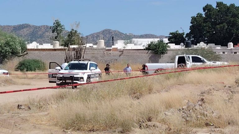 Autoridades se hicieron presentes en la escena del crimen