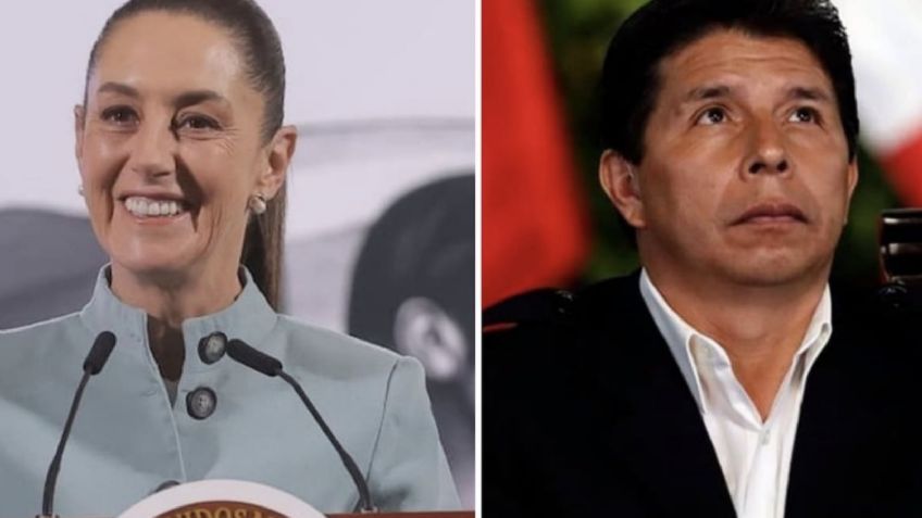 Sheinbaum insiste en liberación de Pedro Castillo, expresidente de Perú, tras destitución de Boluarte