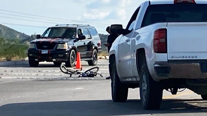 Muere atropellada mujer ciclista en la salida sur de Hermosillo; responsable intentó huir