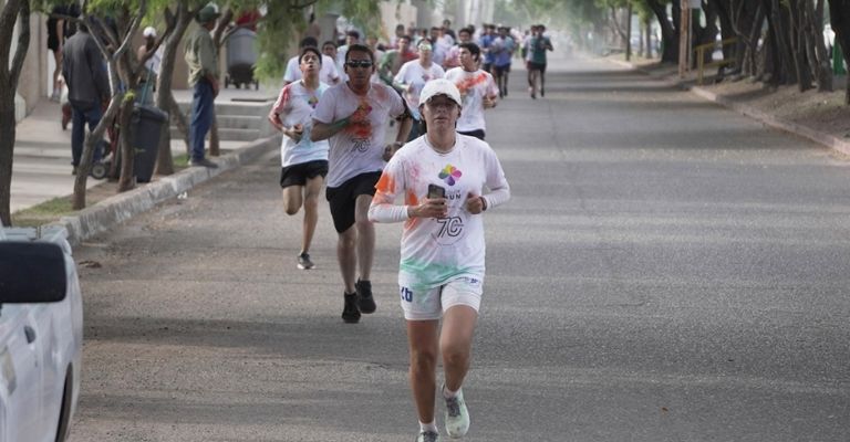 Ciudad Obregón: Carrera de Colores reúne a la comunidad Itson en festejo por su 70 aniversario en Campus Náinari