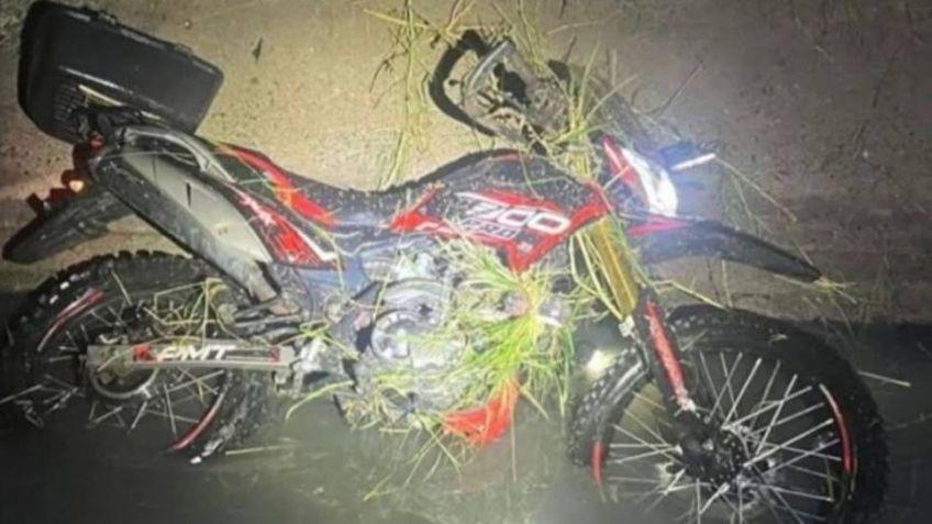 Cayó en un dren: Fatal accidente en el Valle del Yaqui deja sin vida a joven motociclista