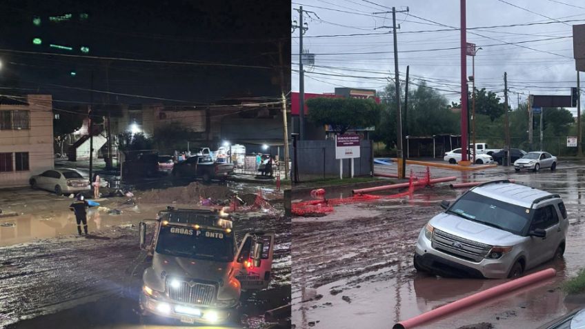FOTOS Y VIDEOS: Calles de Ciudad Obregón quedan INUNDADAS por paso de la tormenta 'Raymond'