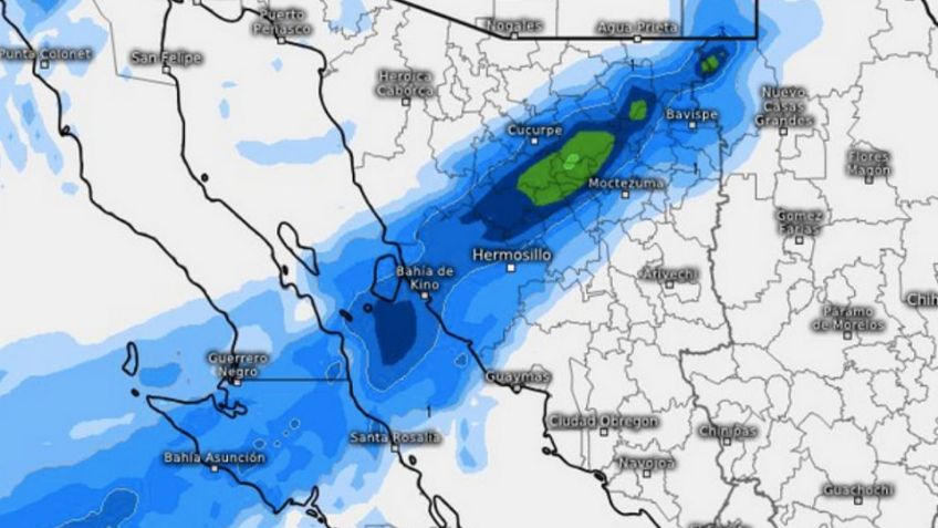Clima en Sonora: ¿Se tendrán LLUVIAS para HOY en la NOCHE? Advierten por FRENTE FRÍO
