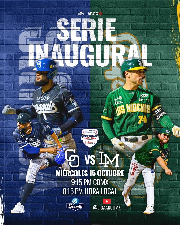 Yaquis y Cañeros se enfrentarán en la jornada inaugural