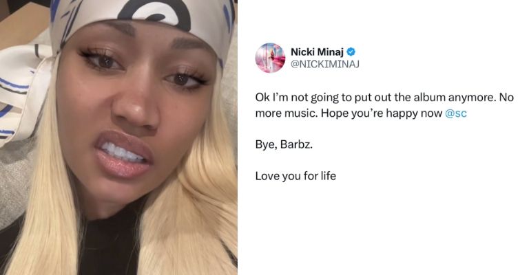 Nicki Minaj anuncia que se retira de la música y cancela su próximo álbum