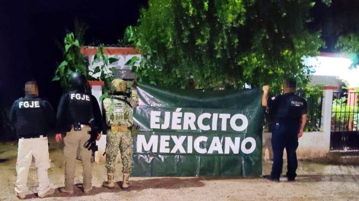 Catean casa usada por grupo criminal en Bácum; hallan drogas, armamento y moto robada