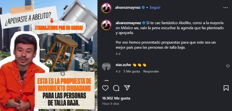 La publicación sigue en Instagram 