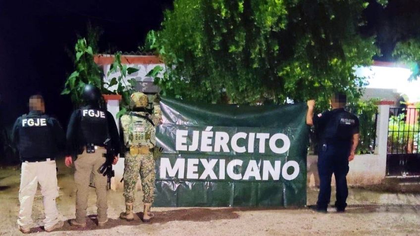 Catean casa usada por grupo criminal en Bácum; hallan drogas, armamento y moto robada