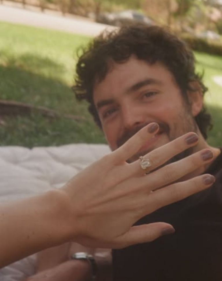 Ambos lucen muy enamorados 