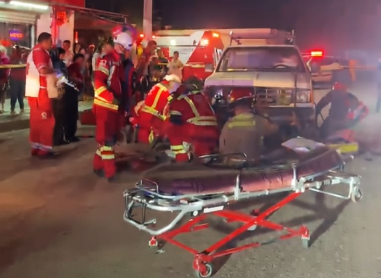 La víctima pudo ser rescatada y trasladada a un hospital