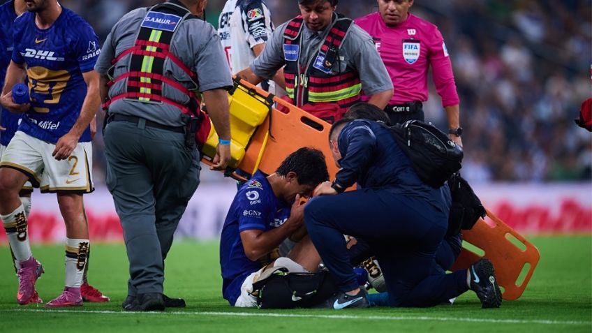 Alerta en Pumas; José Juan Macías podría perderse el resto del Apertura 2025 por fuerte lesión