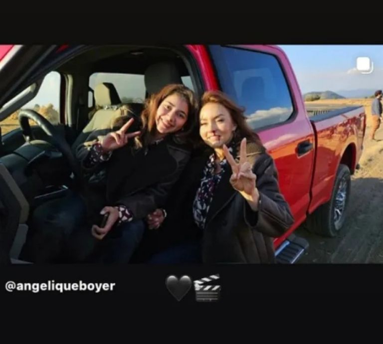 La última foto de Diana Marina fue con Angelique Boyer